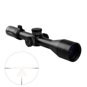 Riton 5C428LFI23 5 Conquer Rifle Scope 4-28x56 FFP HD Glass Matte Black
