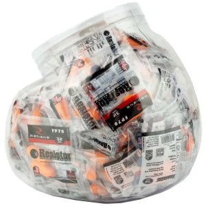 Radians FP8000RD/100 Orange Tapered Foam Ear Plugs 32 dB 100 Count