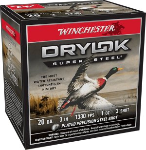 Winchester Drylok Magnum 20 Gauge 3 In 1 Oz Steel 25 Rounds