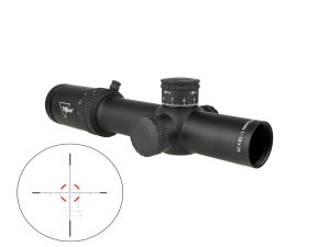 Trijicon CR1028-C-2900050 Credo Scope - MRAD Green/Red, Matte, First Focal Plane