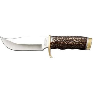 Uncle Henry 1100091 Next Gen Staglon Knife 5.5" Blade with Leather Sheath