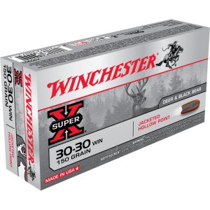 Winchester Ammo X30301 Super X 30-30 Win 150 gr 2390 fps JHP 20 Bx/10 Cs