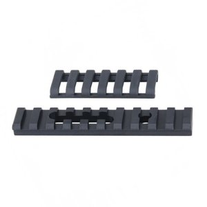 Ergo Aluminum UMP Rail 10 Slot w/ERGO Covers Hole/1 Black 4754