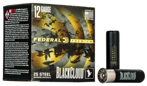 Federal PWBX134 BBB 12GA 3.5" 1.5oz BBB Black Cloud 25Rd Waterfowl Ammo