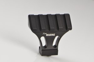 Warne A645TW MSR 45° Offset Rail Lightweight Aluminum Black