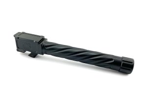 Shadow Systems DR920 9mm 5.00 In Spiral Fluted Threaded Black Nitride