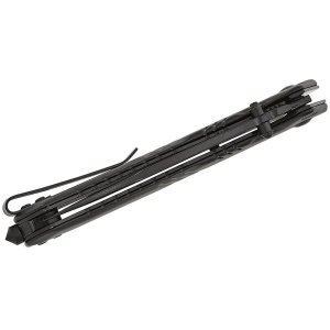 Smith & Wesson Extreme Ops Folding Knife 3-1/2 Tanto Blade Black with Glass Breaker Box