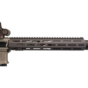 Q LLC Honey Badger Rail 12 In Gray Aluminum M-LOK Free-Float