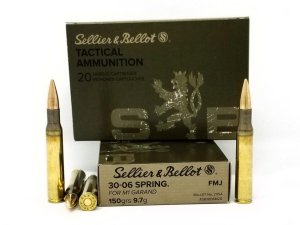 Sellier & Bellot SB3006M2 Rifle 30-06Springfield 150gr Full Metal Jacket