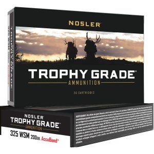 Nosler 60165 Trophy Grade 300 RUM 200gr AB SP, 20rd, Brass, Optimum Performance