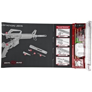Real Avid AVMCSAR AR-15 Master Cleaning Station .223/5.56 Rifle Kit