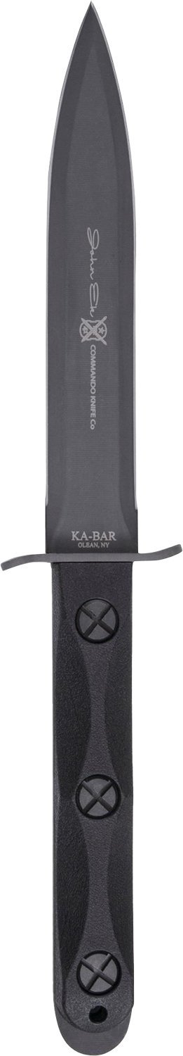 Ka-Bar EK44 6.63 In Double Edge Spear Point 1095 Cro-Van Blade