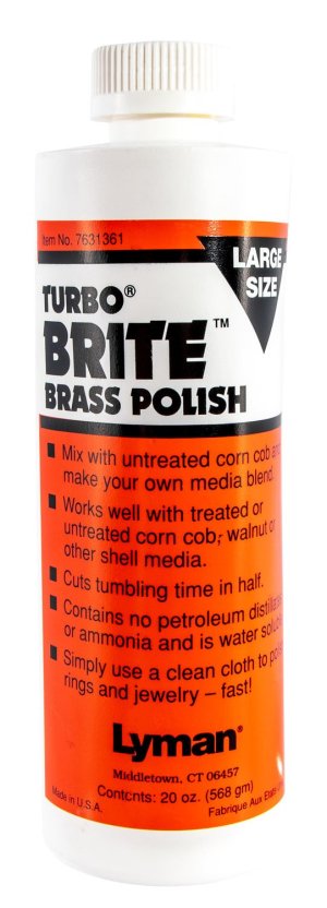 Lyman Turbo Brite Brass Polish 20oz Case Cleaner 7631361