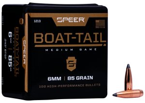 Speer 6mm/243 Caliber 85 Grains Spitzer BT (Per 100) 1213