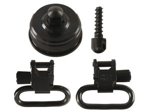 Uncle Mike's 18112 Swivel Set for Mossberg 590 835 12 Gauge Steel Blued