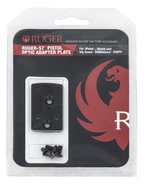 Ruger Ruger-57 Optic Adapter Plate 90723 Black Anodized Aluminum