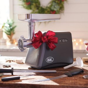 LEM Products 1224 Electric Grinder 575W #8 Aluminum Head 3 lbs/min