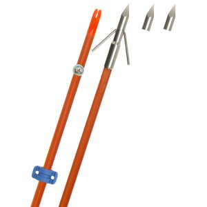 Fin-Finder Raider Pro Bowfishing Arrow 32In Orange Riptide Point