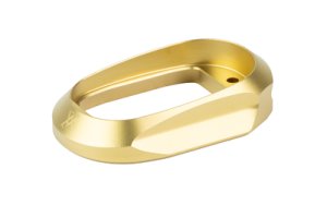 True Precision P365 Magwell Fits Fuse XMacro TiN Finish Gold