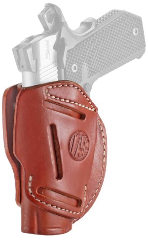 1791 Gunleather 3WH1CBRA 3-Way IWB/OWB Size 01 Classic Brown Leather...