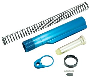Timber Creek ARBTKB Buffer Tube Kit Blue Anodized AR-15/AR-10