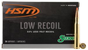 HSM 300642N Low Recoil 30-06 Springfield 150gr Orange Tip 20 Rounds