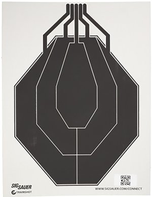 Sig Sauer SCT354 T300 IPSC Hanging Target Black/White Replacement