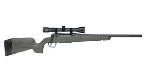 Savage Axis 2 XP G4 Rifle 243 Win 20 in. BLK/Green Stock 4rd w/3-9X40 BDC