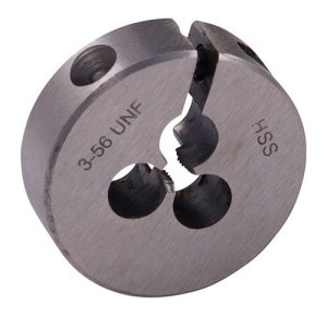 Brownells Round Wire Gauge Carbon Die 13/16 Diameter 3-56 Thread