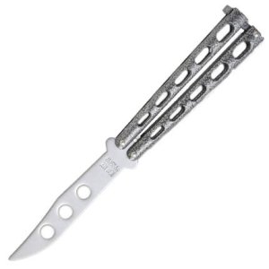 Bear & Son 114TR 5" Silver Vein Butterfly Trainer Knife