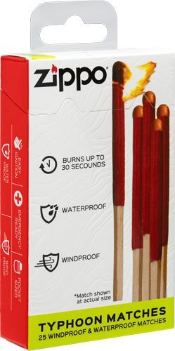 Zippo TYPHOON MATCHES 25 WINDPROOF & WATERPROOF
