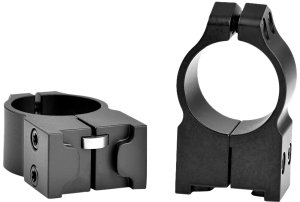 Warne 2R7M Ruger 77 Maxima Matte Black 1" High Scope Ring Set