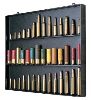 MTM Case-Gard Cartridge Display Board - Black, Holds up to 42 Rounds