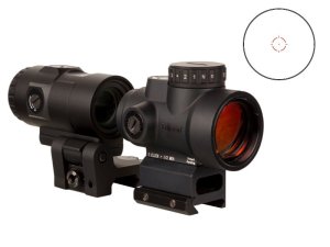 Trijicon MRO HD 2200057 1x/3x 25mm Red Dot Sight Matte Black