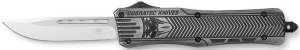 CobraTec MSWCTK1MDNS CTK-1 3" D2 Steel OTF Knife, American Flag Handle