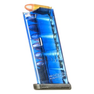 Elite Tactical Systems Glock 43 Magazine 9mm 7-Round Translucent Blue