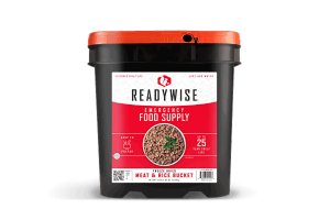 Wise Foods RW07704 Freeze Dried Meals Bucket 88 Servings Meat/Rice
