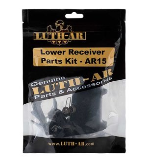 Luth-AR LRPK-1 AR-15 Lower Parts Kit, Matte Black Finish