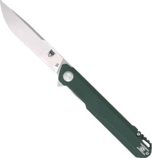 Cobratec Monarch 3.5" Folder Green D2 Steel W/Clip CTMONGRN