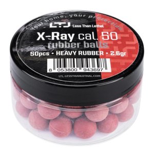 SOFTAIR X-RAY .50Cal 50 Count Balls Airgun Ammo 126775