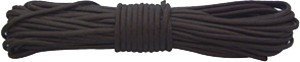RED ROCK 550 PARACHUTE CORD 50 FEET BLACK