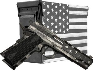 Citadel M1911 Flag 45 ACP 5 in Stainless Steel Barrel Gray Cerakote 8+1