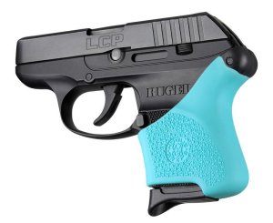 Hogue 18104 HandAll Hybrid Grip Sleeve Ruger LCP Aqua 8.10 In