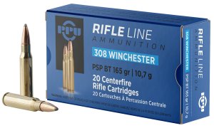 Prvi Partizan PP3082 .308 Win 165gr PSP BT Ammo 20 Rounds