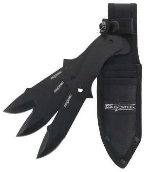 Cold Steel CSTH80KVC3PK Throwing Knives Set of 3 Fixed 8" Drop Point Pl...