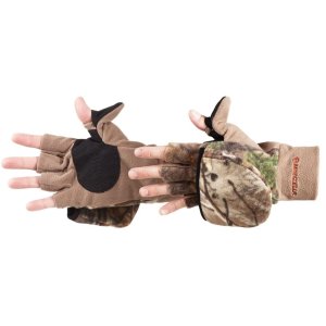 Manzella Hunter Convertible Gloves Realtree Edge Medium