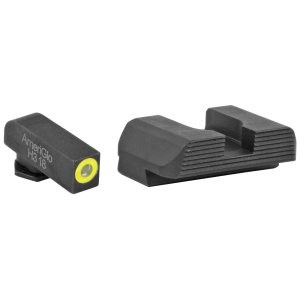 AmeriGlo GL-705 Protector Sight Green Tritium Front Black Rear