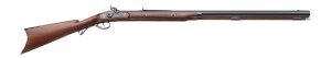Davide Pedersoli 010S206500 Missouri River Hawken 50 Cal Percussion 30" Blued Octagon Barrel, Color Case Hardened Receiver, Fixed American Walnut Stock
