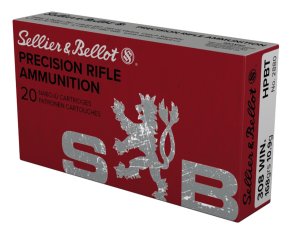 Sellier & Bellot SB308G .308 Winchester 168gr HPBT 20/Box