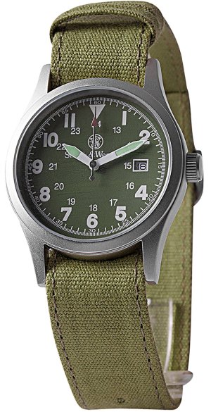 Camp Chef Smith & Wesson Military Watch Olive Drab Green 3 Straps